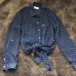 Sheer Hollister Blouse